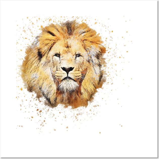 The Lion Wall Art by Andrewatef